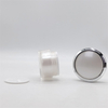 Empty Luxury 50g Cosmetic Jars 50ml Double Wall Round Shape Plastic Face Cream Container with Lid 