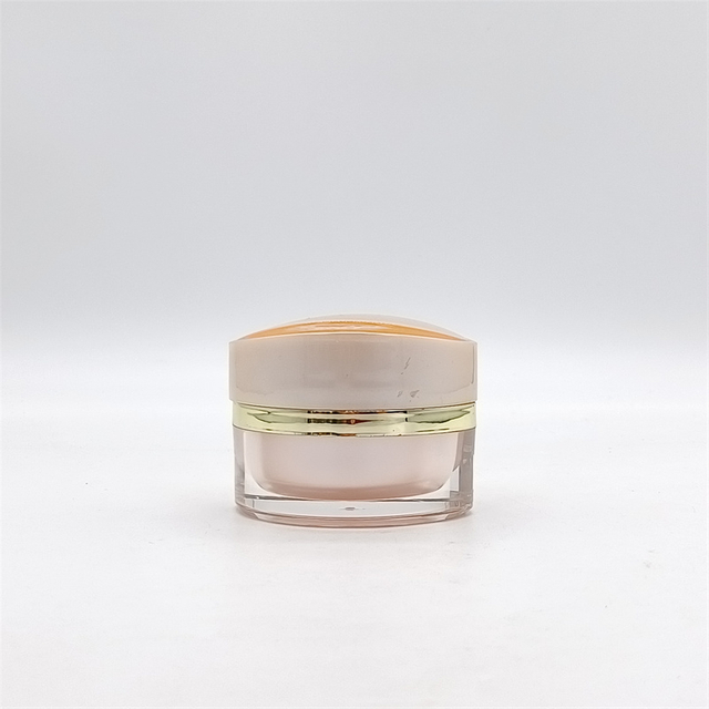 30G Luxury Eye Shape Face Cream Gold Cosmetic Jars Night & Day Cream Empty 30ml Acrylic Jar