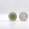 50g Clear Plastic Cosmetic Cream Jar 50ML with Green Screw Lid for Acrylic Powder Jars Nail Dip Powder 