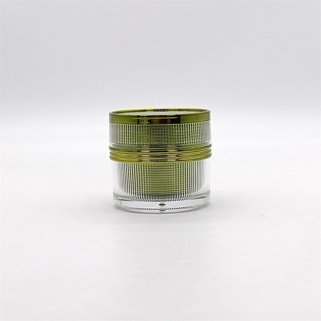 30ML High Quality 1oz 30g Green Color Empty Cosmetic Dipping Powder Container Cream Thick Wall Acrylic Plastic Jar