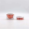 Wholesale 30g Empty Acrylic Cosmetic Jar 30ml Double Wall Custom Skincare Round Packaging 