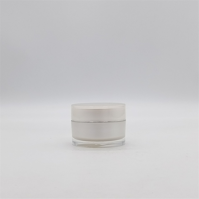 Hot Selling 50g Round Plastic Jar Custom Color Empty Acrylic Cosmetic Cream Jar Acrylic Jar 50ml