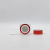 Wholesale 15ML Custom Red Square Cream Container 15g Plastic Cosmetic Acrylic Jar for Eye Cream 