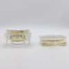 2023 Hot Sale 100g Square Crystal Acrylic Cosmetic Plastic Cream Jar 100ml Cosmetic Jar 