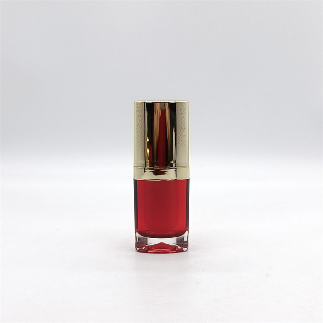 15G Empty Lady Cosmetic Packaging Triangle 15ml Acrylic Cream Bottle Facial Serum Bottle 