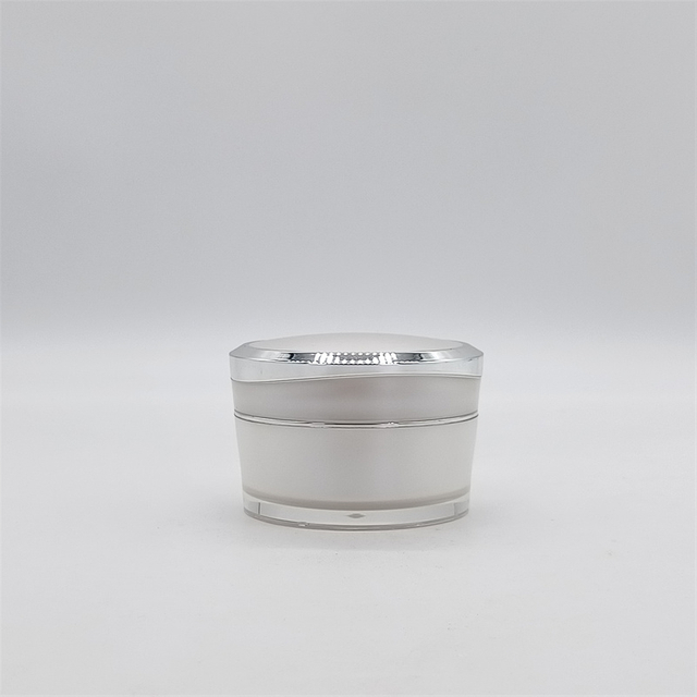 Empty 1OZ 30g Cosmetic Jar 30ml Face Cream Plastic Jar with Screw Cap Powder Container