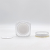 Custom Luxury Acrylic Square Jar Round Lid Packaging 50ml Acrylic Jar for Skin Care Face Cream 50g