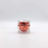 Wholesale 30g Empty Acrylic Cosmetic Jar 30ml Double Wall Custom Skincare Round Packaging 