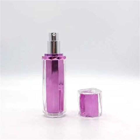 Luxury 50ml Empty Acrylic Bottles 50g Lotion Essence Oil Bottle Plastic Cosmetic Packaging Container Taller Pump Bottle