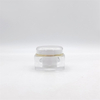 Custom Luxury Acrylic Square Jar Round Lid Packaging 50ml Acrylic Jar for Skin Care Face Cream 50g