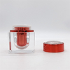 50ml New Products Skin Care Face Cream Container Square 50g Acrylic Cosmetic Jar Cosmetic Packaging 