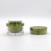 30ML High Quality 1oz 30g Green Color Empty Cosmetic Dipping Powder Container Cream Thick Wall Acrylic Plastic Jar