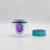 50ml Popular Products Skin Care Day Cream Container Square 50g Acrylic Cosmetic Jar Cosmetic Packaging 