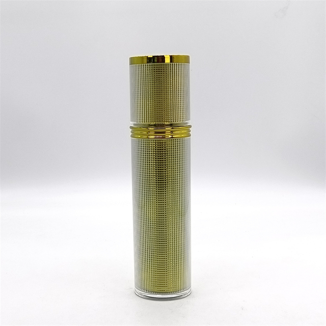 120ml Luxury Cylinder Acrylic Bottle 120G Cosmetic Lotion Packaging Container