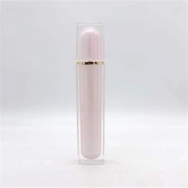 New Design 50ml Luxury Square Acrylic Lotion Bottle 50G Acrylic Skin Care Serum Bottle For Cosmetic Packaging