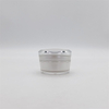 Empty Luxury 50g Cosmetic Jars 50ml Double Wall Round Shape Plastic Face Cream Container with Lid 