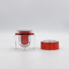 30ML High Grade Cosmetic Packaging 30g Square Acrylic Plastic Cream Container Jar for UV Gel Jar 