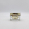 2023 Hot Sale 100g Square Crystal Acrylic Cosmetic Plastic Cream Jar 100ml Cosmetic Jar 